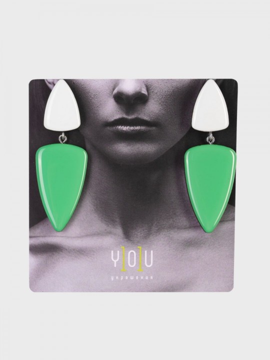 Серьги Wood fangs 22-5