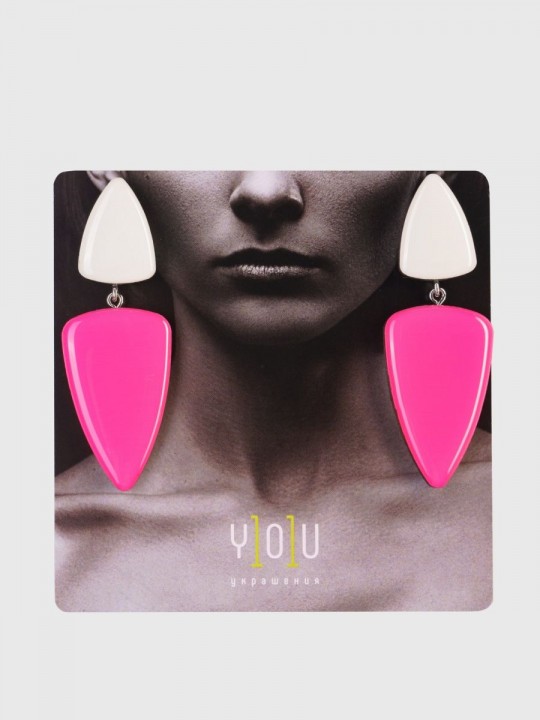 Серьги Wood fangs 22-4