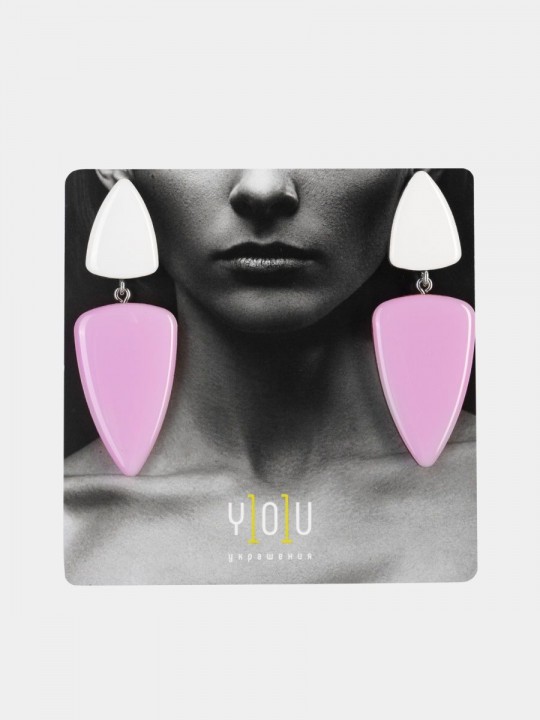 Серьги Wood fangs 22-2