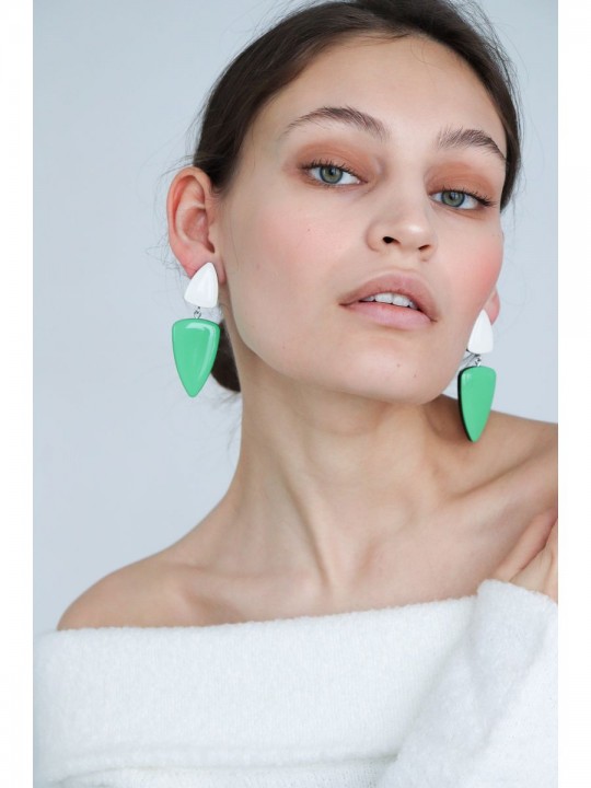 Серьги Wood fangs 22-4