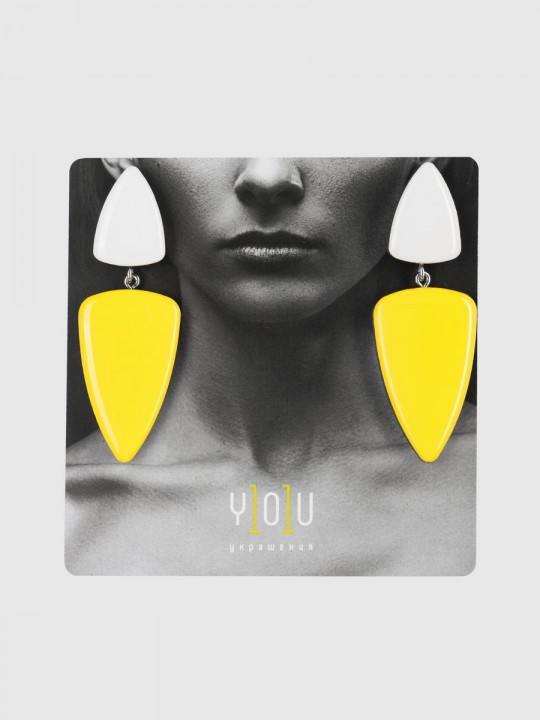 Серьги Wood fangs 22-5