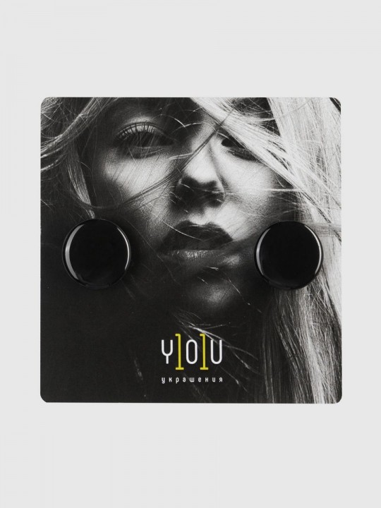 Серьги Wood circle 23-1