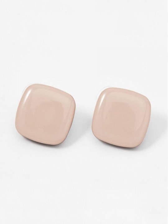 Серьги Wood lozenges mini