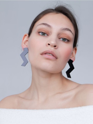 Серьги Minimalism Зигзаги