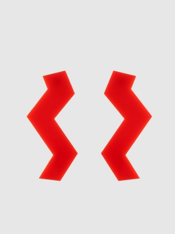 Серьги Minimalism Зигзаги