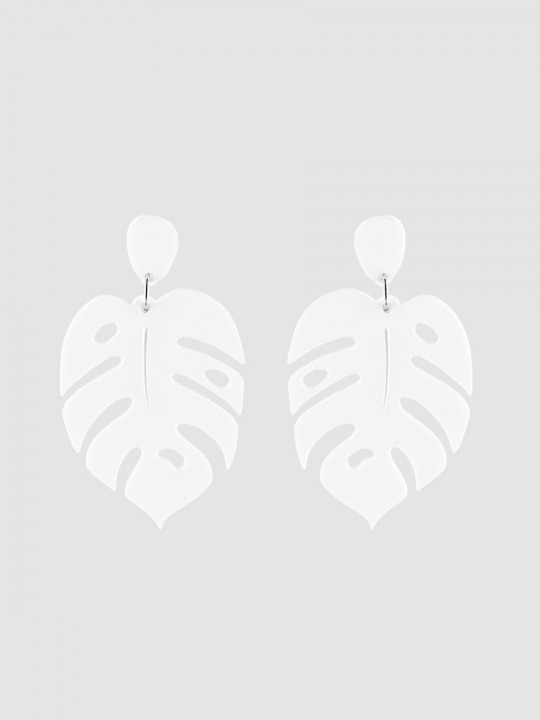 Серьги Minimalism Монстеры-2