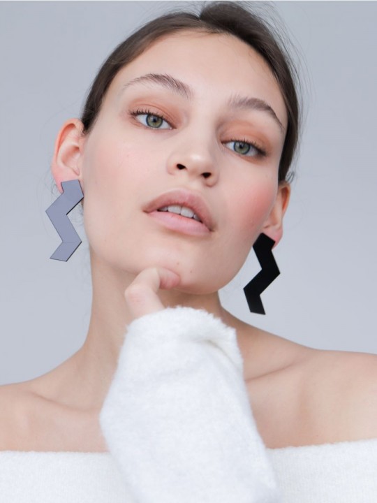 Серьги Minimalism Зигзаги-1