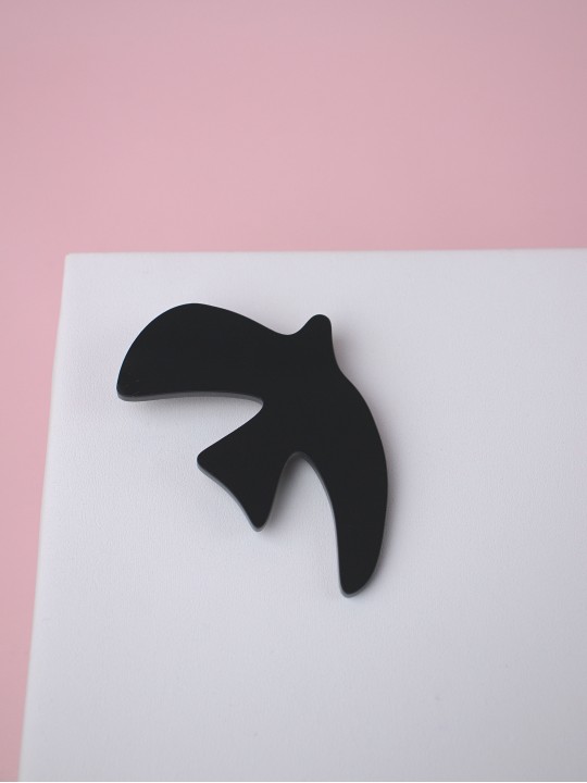 Брошь Minimalism Птичка standart