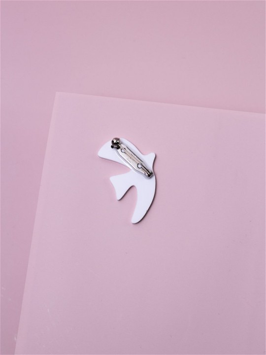 Брошь Minimalism Птичка mini-2