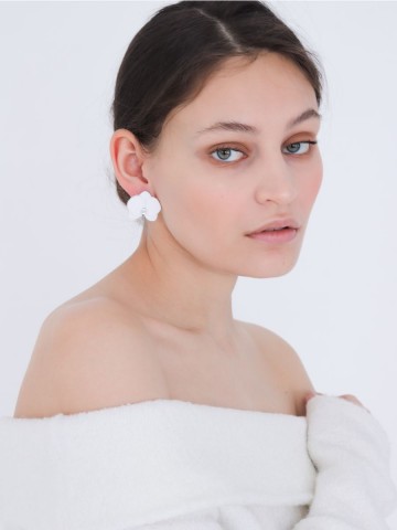 Серьги Minimalism Орхидеи