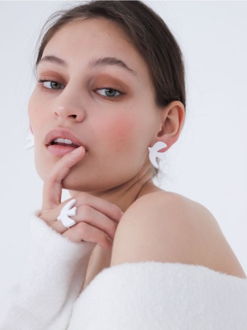 Серьги Minimalism Птички