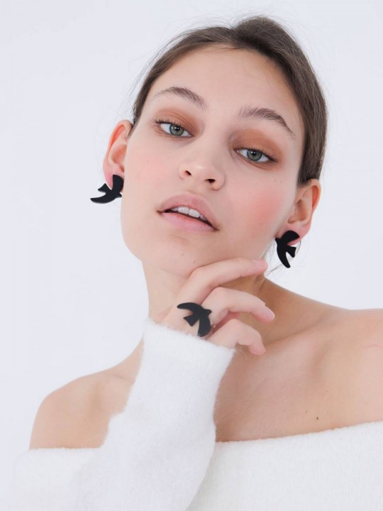 Серьги Minimalism Птички-3