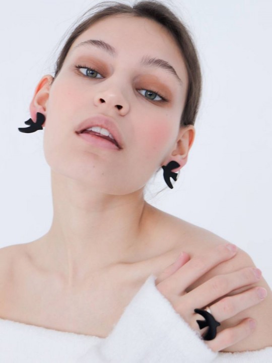 Серьги Minimalism Птички-2