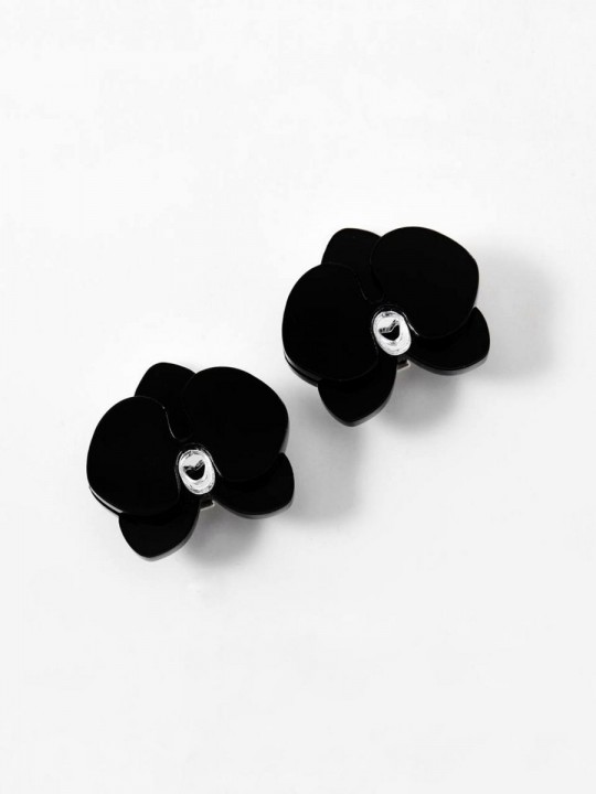 Серьги Minimalism Орхидеи-4