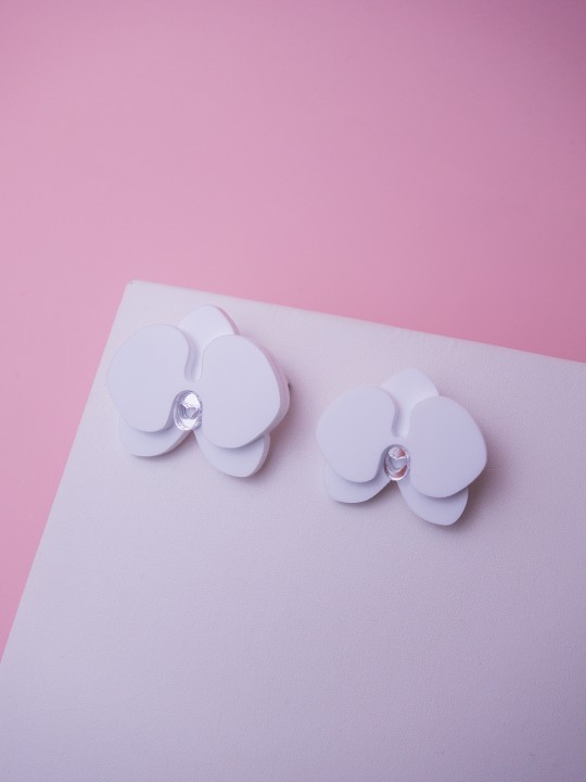 Брошь Minimalism Орхидея mini-2