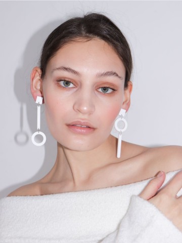 Серьги Minimalism Асимметрия