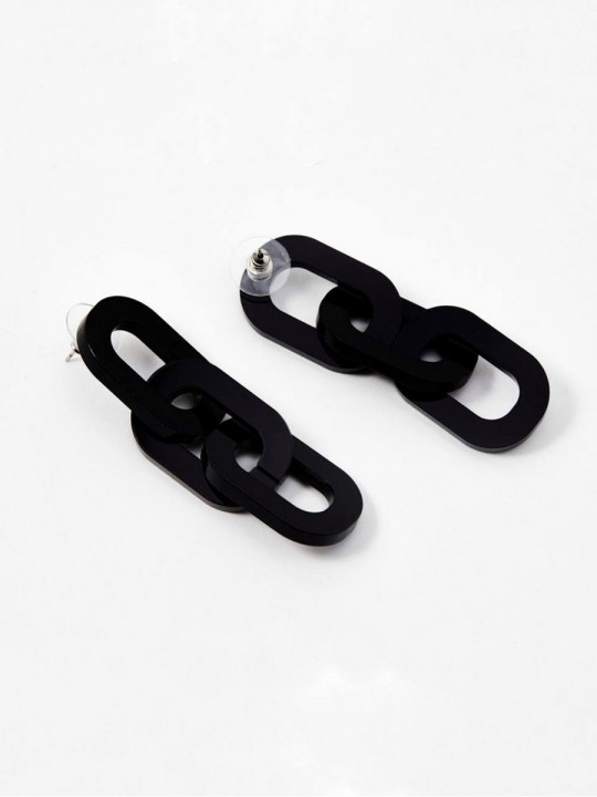 Серьги Minimalism Звенья new-2