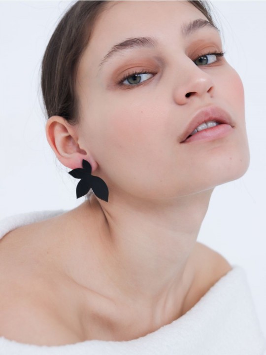 Серьги Minimalism Лотос