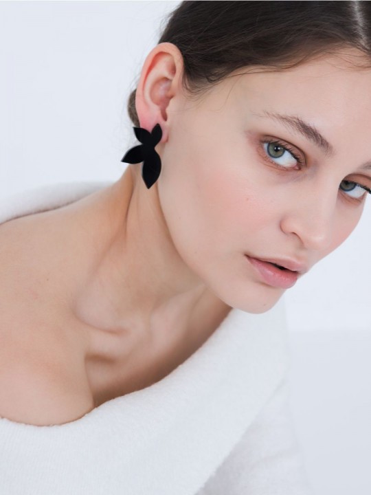 Серьги Minimalism Лотос-4