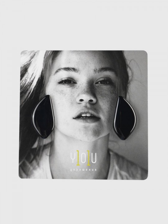 Серьги Wood Лепестки миндаля-3