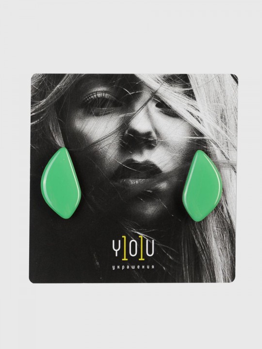 Серьги Wood Лепестки миндаля-1