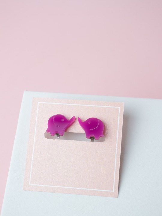 Серьги детские Слоники