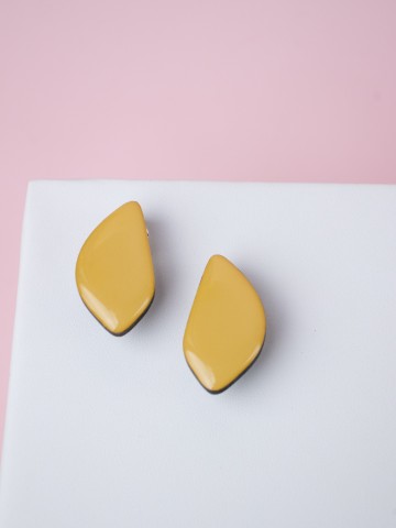 Клипсы Wood Лепестки миндаля