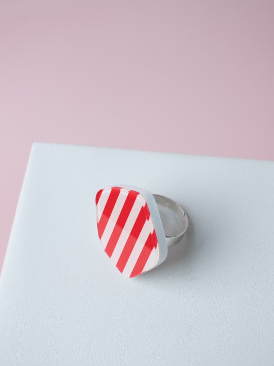 Кольцо Print More line3