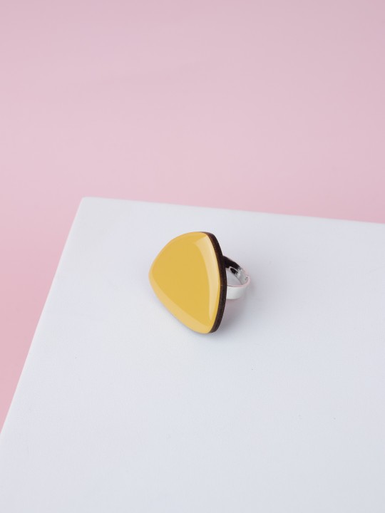 Кольцо Wood drizzle-1