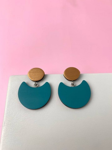 Серьги Wood Paris