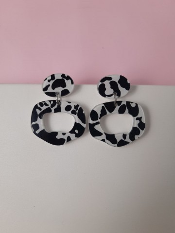 Серьги Print Cave