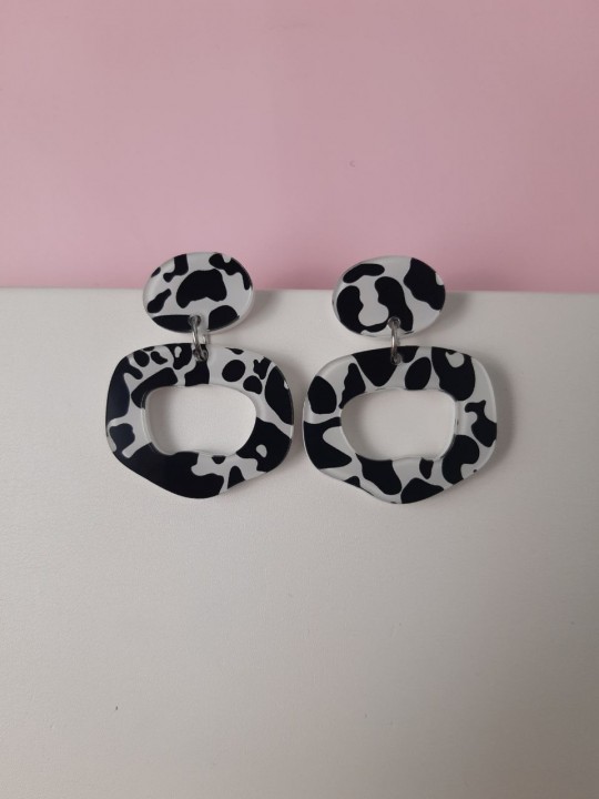 Серьги Print Cave