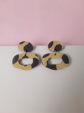 Серьги Print Pass