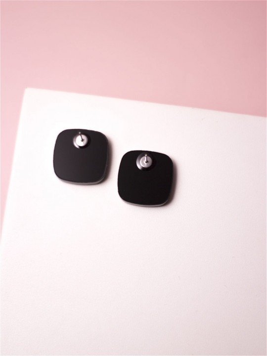 Серьги Minimalism Квадраты-1