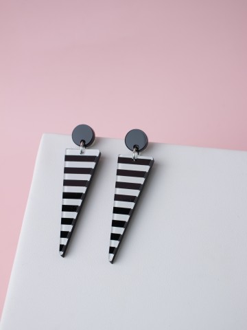 Серьги Print More line1