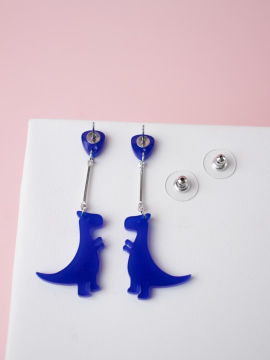 Серьги детские Дино-1