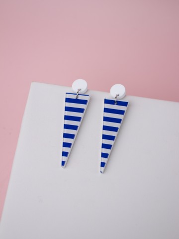 Серьги Print More line1