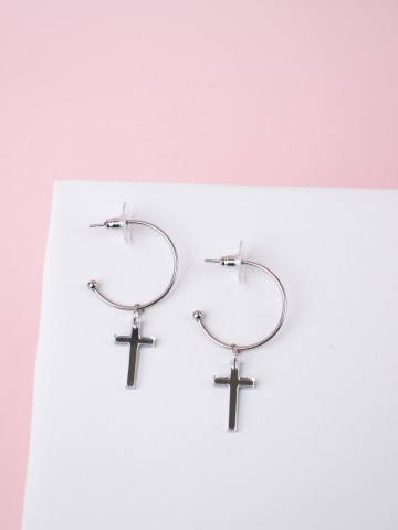 Серьги Minimalism Крестики Серьги Minimalism Крестики
