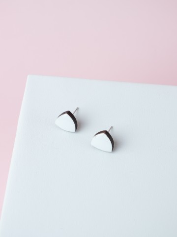 Серьги Wood drizzle mini