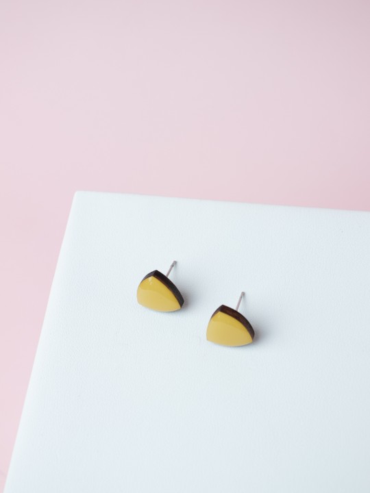 Серьги Wood drizzle mini