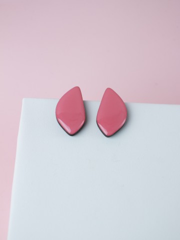 Серьги Wood Лепестки миндаля Серьги Wood Лепестки миндаля