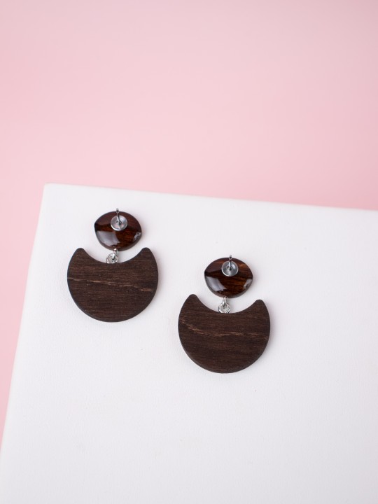 Серьги Wood Paris-1