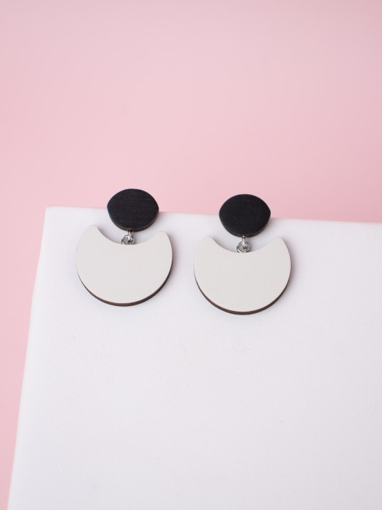 Серьги Wood Paris