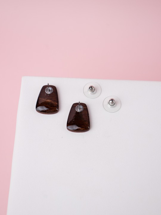 Серьги Wood Madrid-1