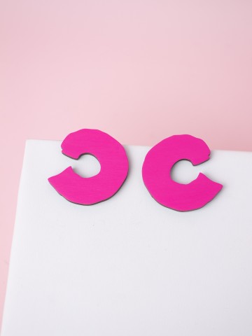 Серьги Wood NY