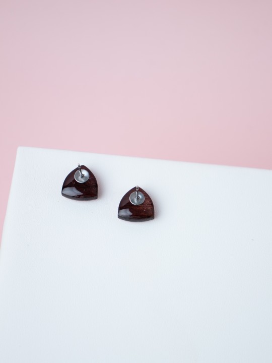 Серьги Wood drizzle mini-1