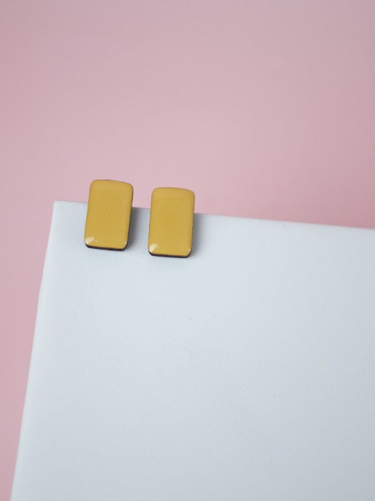 Серьги Wood Bloom mini