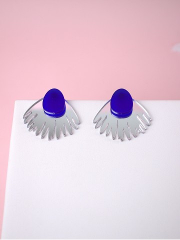 Серьги Minimalism Эхинацея-2 (трансформер)