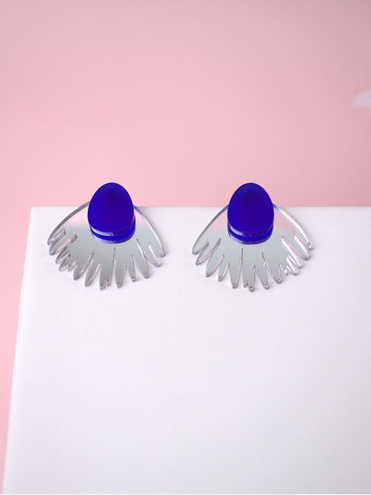 Серьги Minimalism Эхинацея-2 (трансформер)