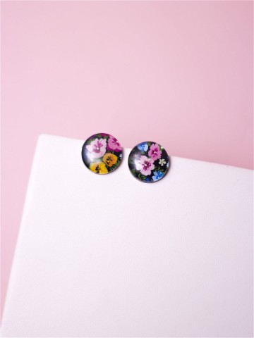 Серьги Print circle 15